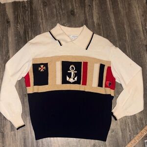 vintage St. John nautical sweater 
Woman’s small